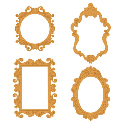 Lovely Layers: Gallery Wall Baroque Frames - Honey Cuts Stand - Alone Dies - Honey Bee Stamps