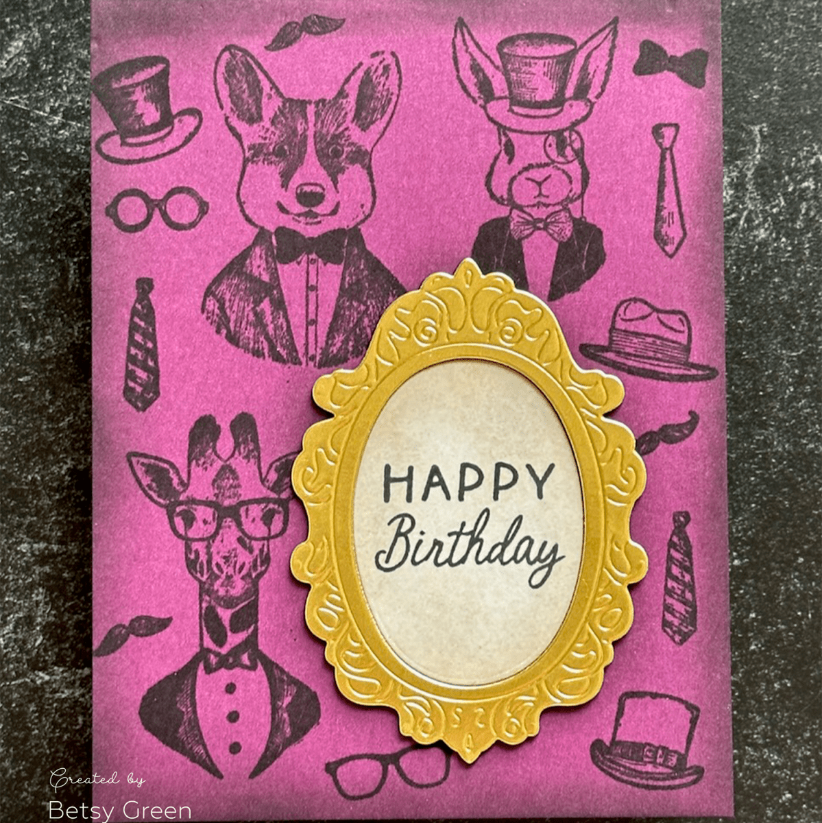 Lovely Layers: Gallery Wall Baroque Frames - Honey Cuts Stand - Alone Dies - Honey Bee Stamps