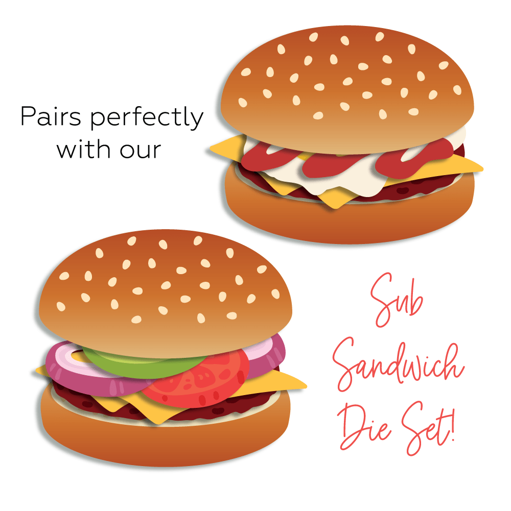 Lovely Layers: Hamburger - Honey Cuts Stand-Alone Dies - Honey Bee Stamps