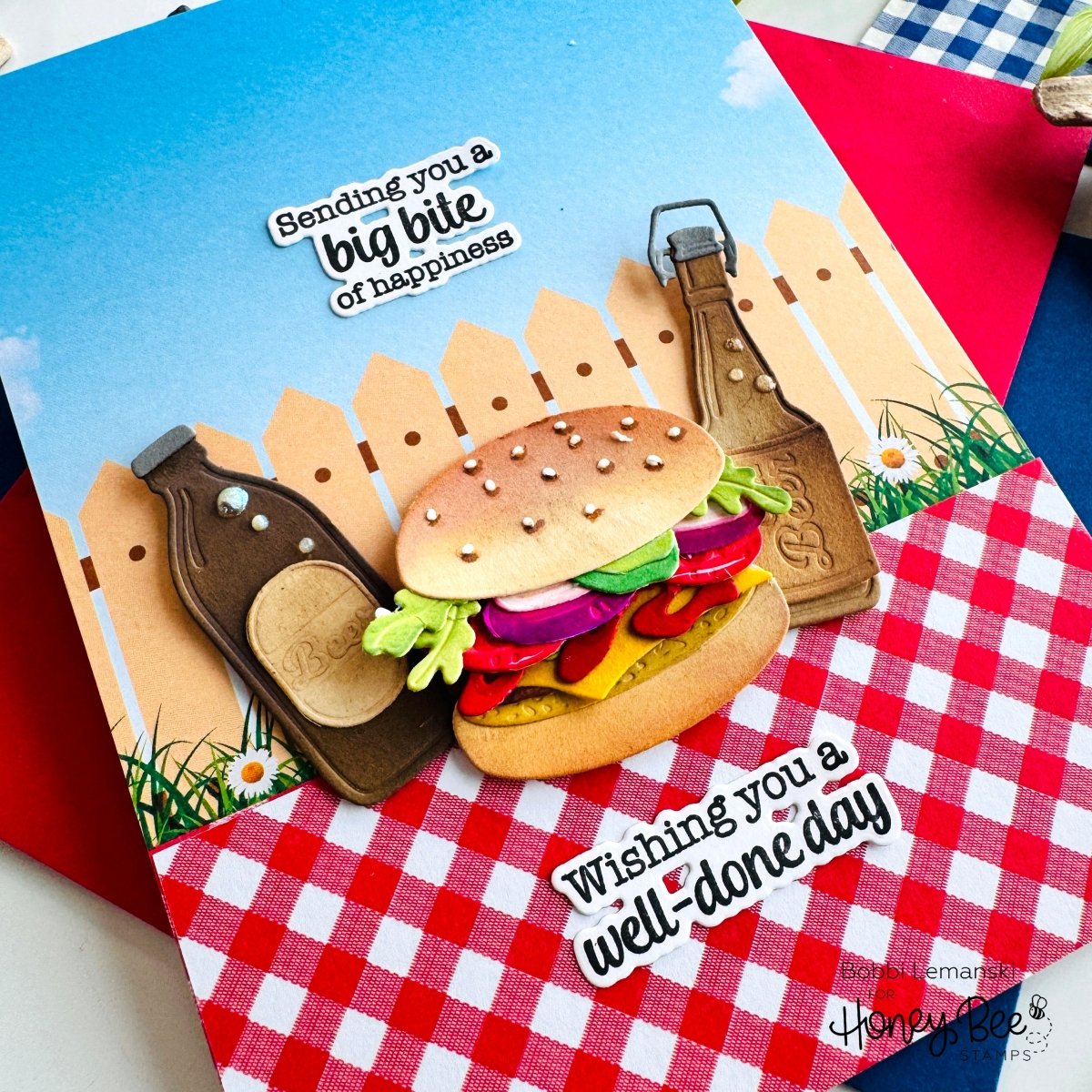 Lovely Layers: Hamburger - Honey Cuts Stand-Alone Dies - Honey Bee Stamps