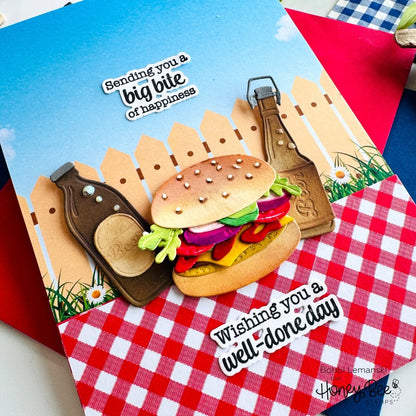 Lovely Layers: Hamburger - Honey Cuts Stand-Alone Dies - Honey Bee Stamps