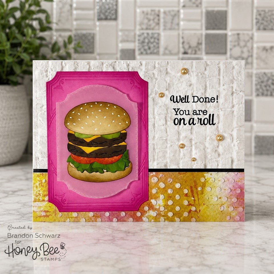 Lovely Layers: Hamburger - Honey Cuts Stand-Alone Dies - Honey Bee Stamps