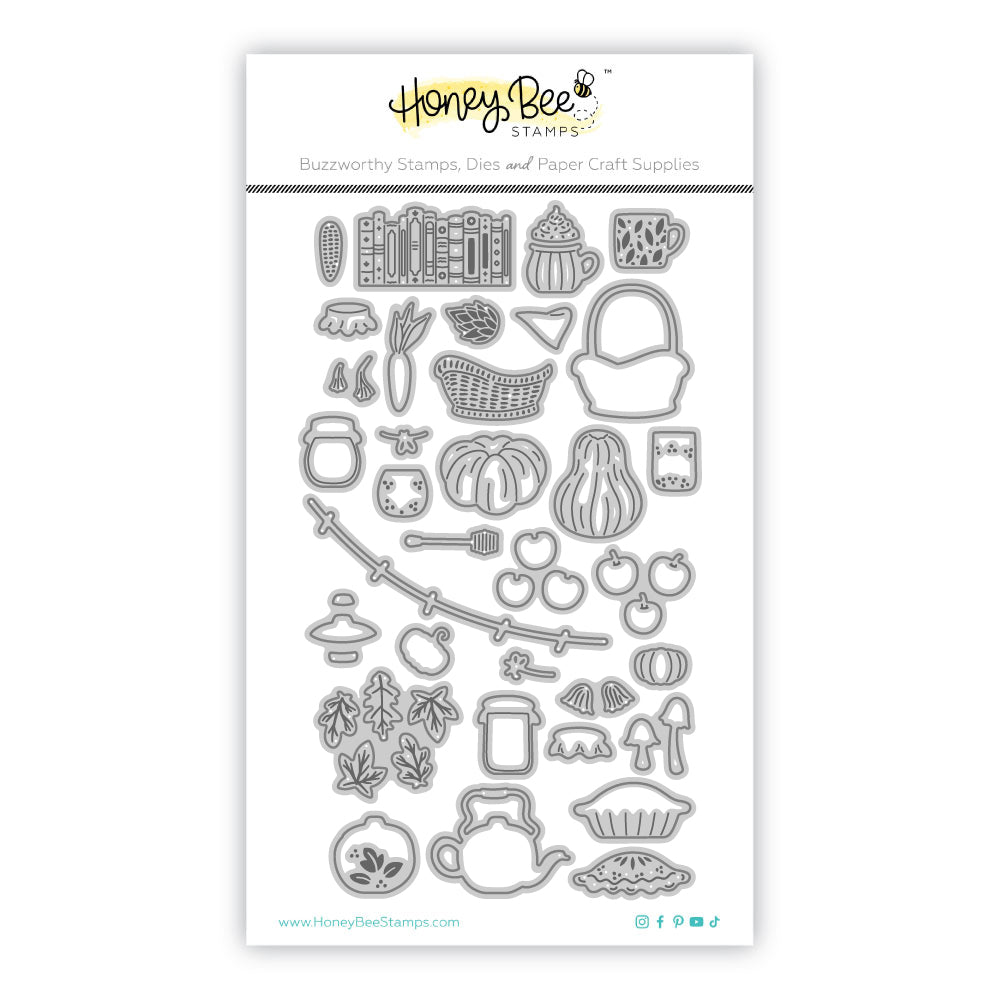 Lovely Layers: Hoosier Cabinet Fall Add - On - Honey Cuts - Stand - Alone Dies - Honey Bee Stamps