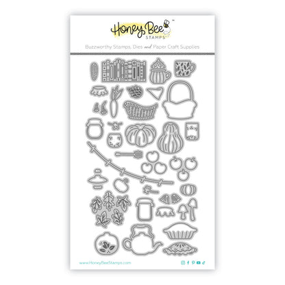 Lovely Layers: Hoosier Cabinet Fall Add - On - Honey Cuts - Stand - Alone Dies - Honey Bee Stamps
