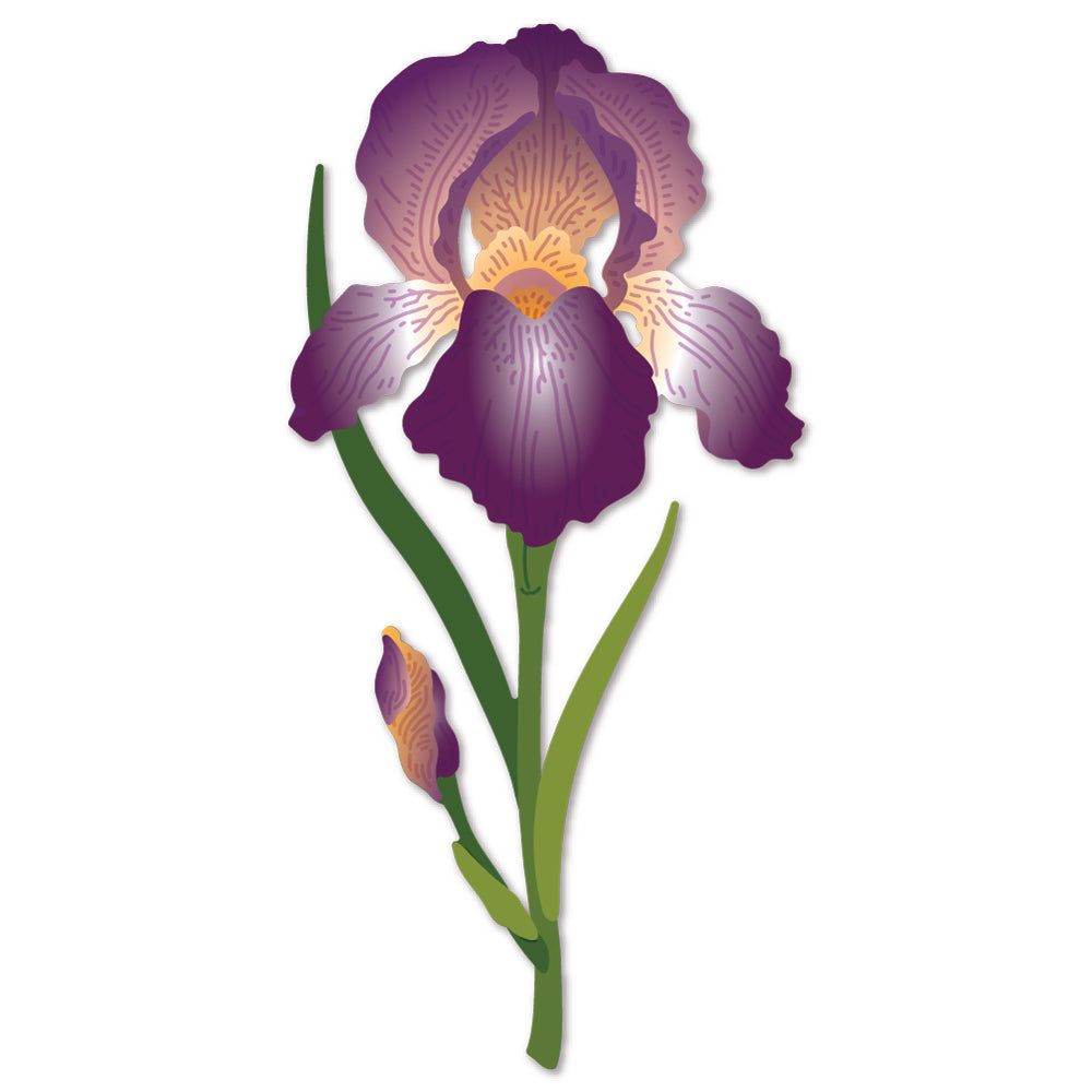 Lovely Layers: Iris - Honey Cuts - Stand - Alone Dies - Honey Bee Stamps