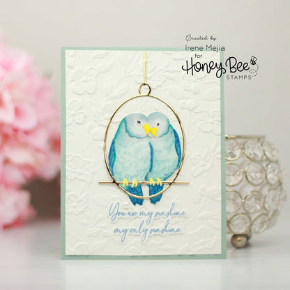 Lovely Layers: Love Birds - Honey Cuts - Stand - Alone Dies - Honey Bee Stamps
