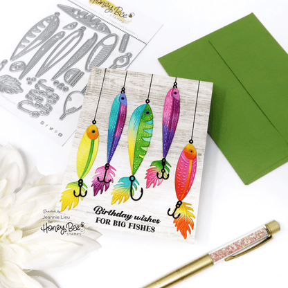 Lovely Layers: Lures - Honey Cuts - Stand - Alone Dies - Honey Bee Stamps