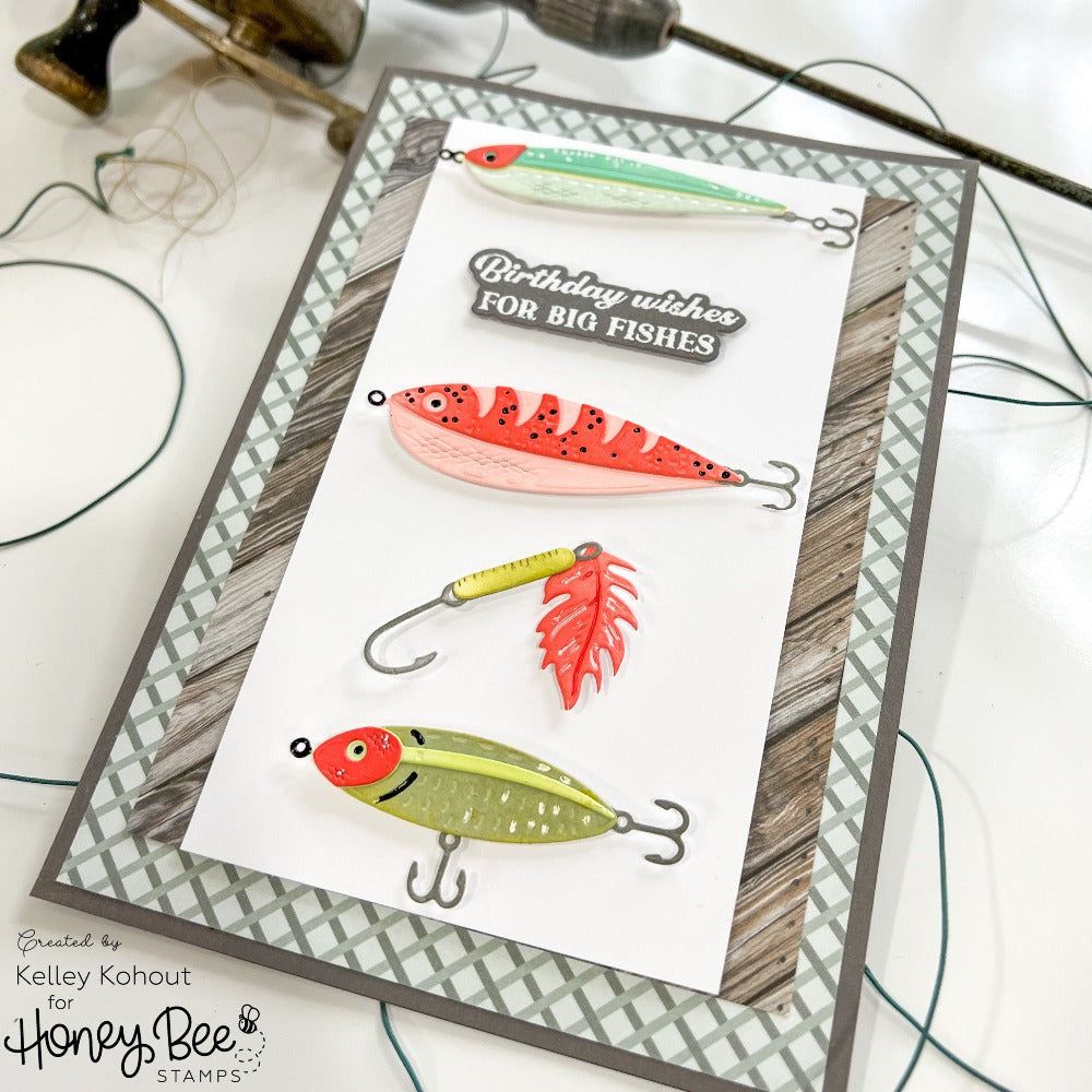 Lovely Layers: Lures - Honey Cuts - Stand - Alone Dies - Honey Bee Stamps