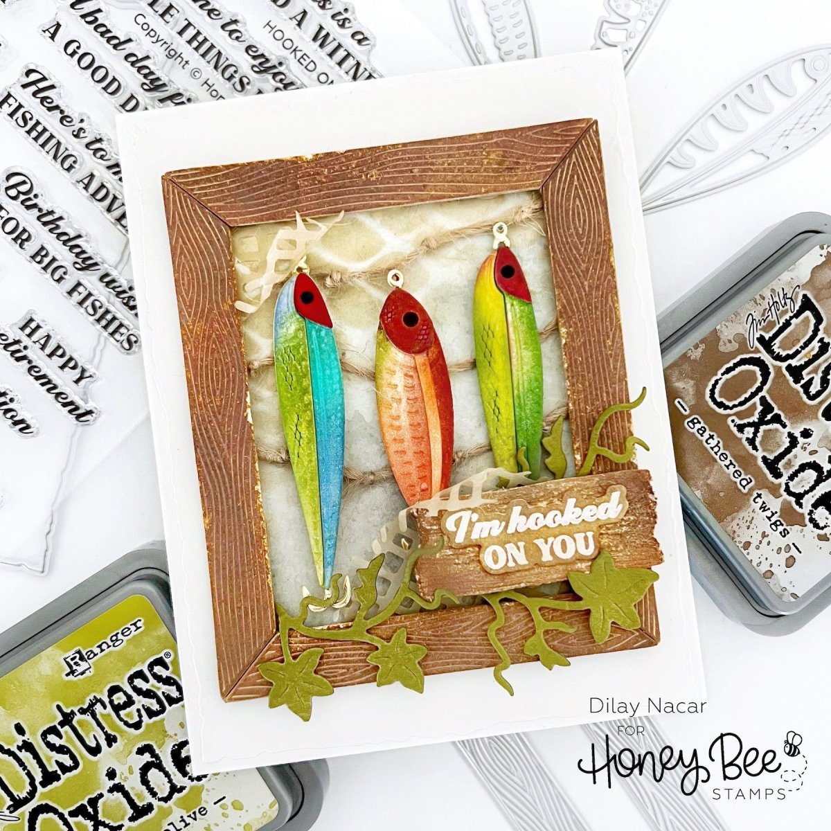 Lovely Layers: Lures - Honey Cuts - Stand - Alone Dies - Honey Bee Stamps