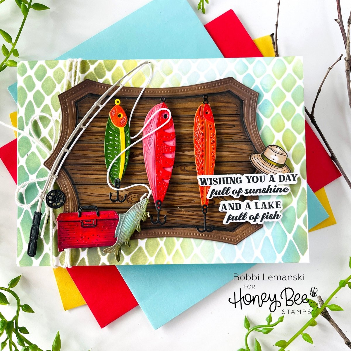 Lovely Layers: Lures - Honey Cuts - Stand - Alone Dies - Honey Bee Stamps