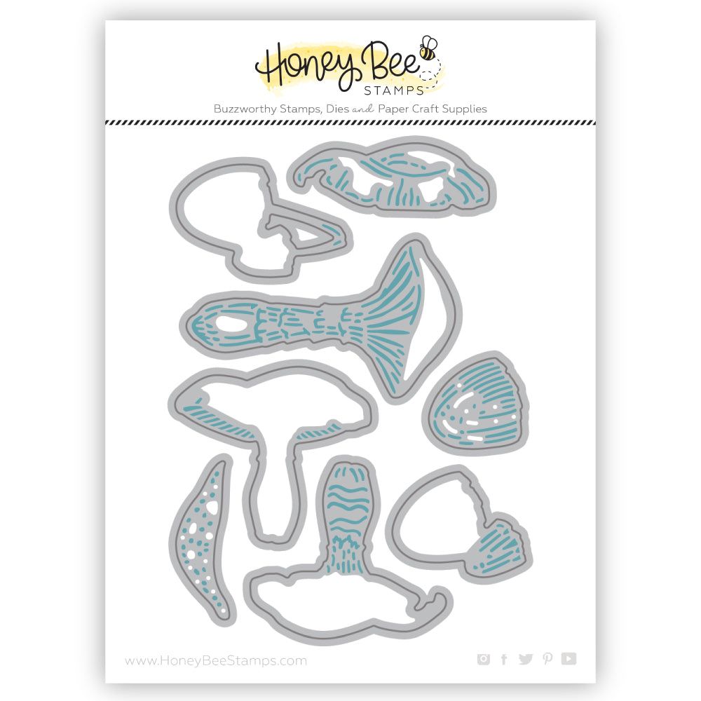 Lovely Layers: Mushroom - Honey Cuts - Stand - Alone Dies - Honey Bee Stamps