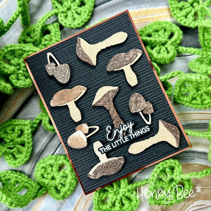 Lovely Layers: Mushroom - Honey Cuts - Stand - Alone Dies - Honey Bee Stamps
