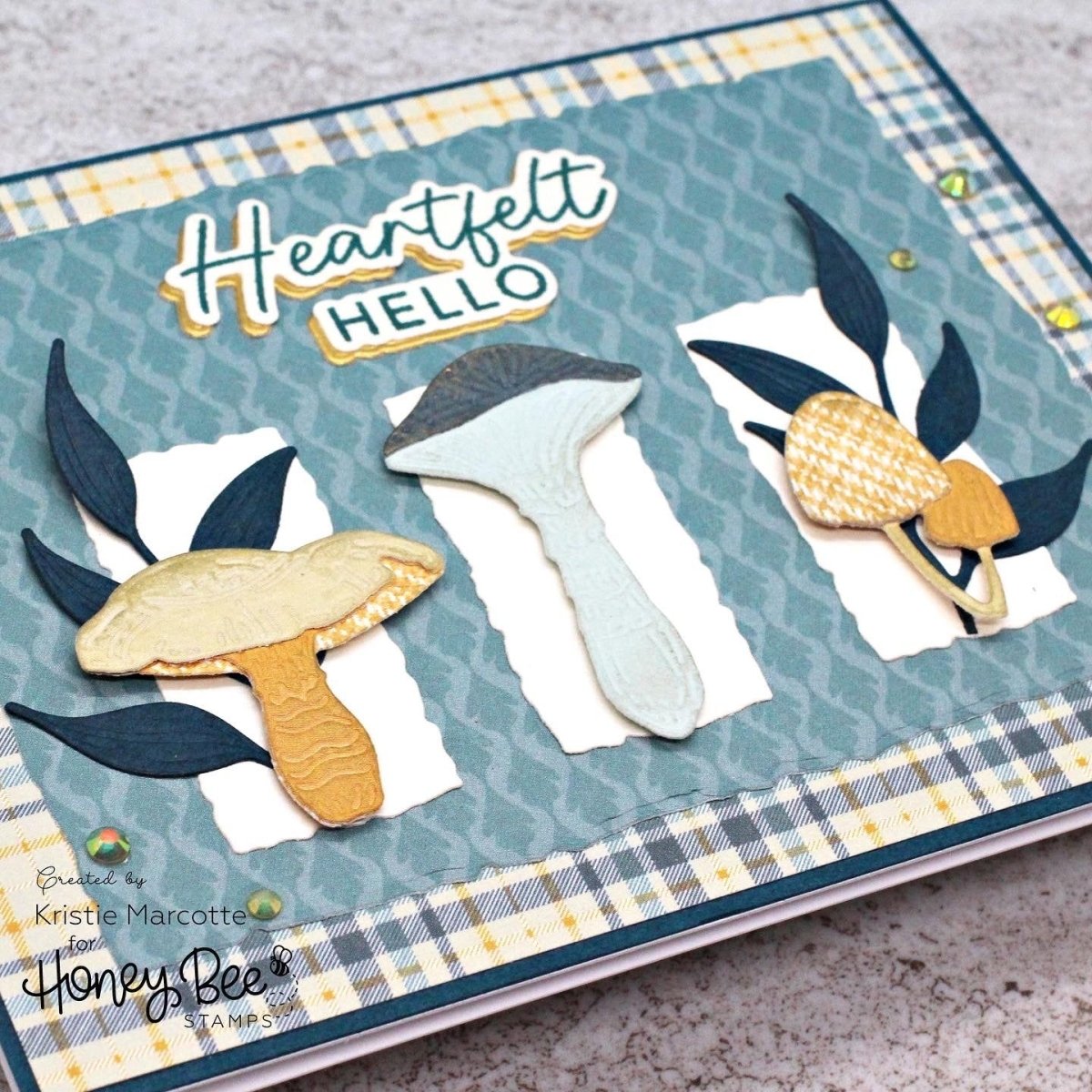 Lovely Layers: Mushroom - Honey Cuts - Stand - Alone Dies - Honey Bee Stamps
