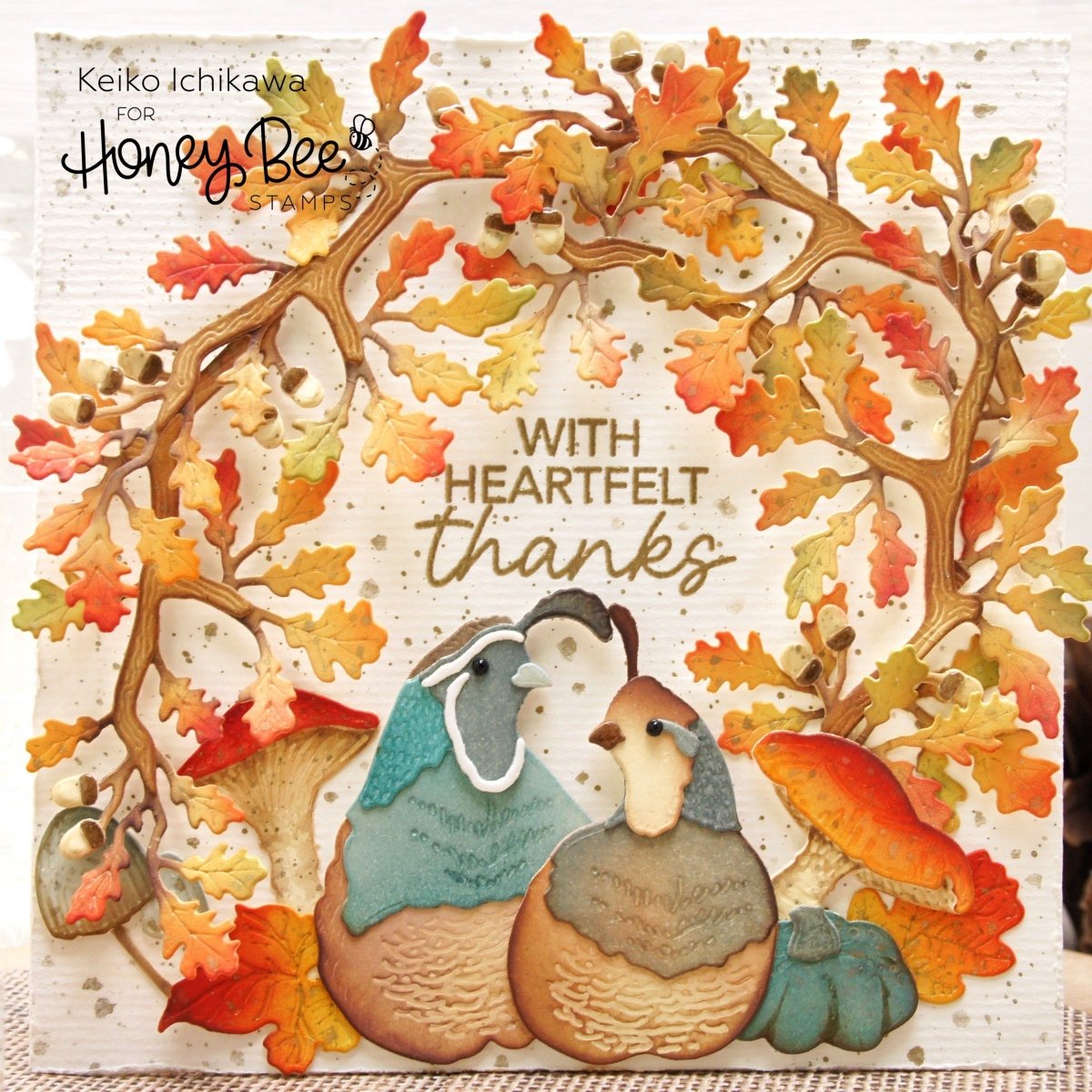Lovely Layers: Mushroom - Honey Cuts - Stand - Alone Dies - Honey Bee Stamps