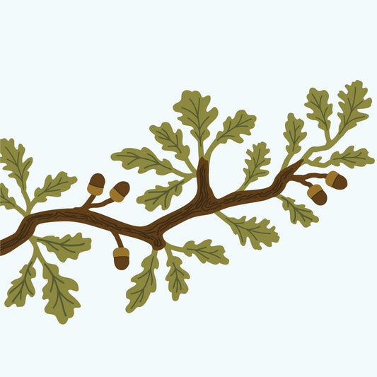Lovely Layers: Oak Branch - Honey Cuts - Stand - Alone Dies - Honey Bee Stamps