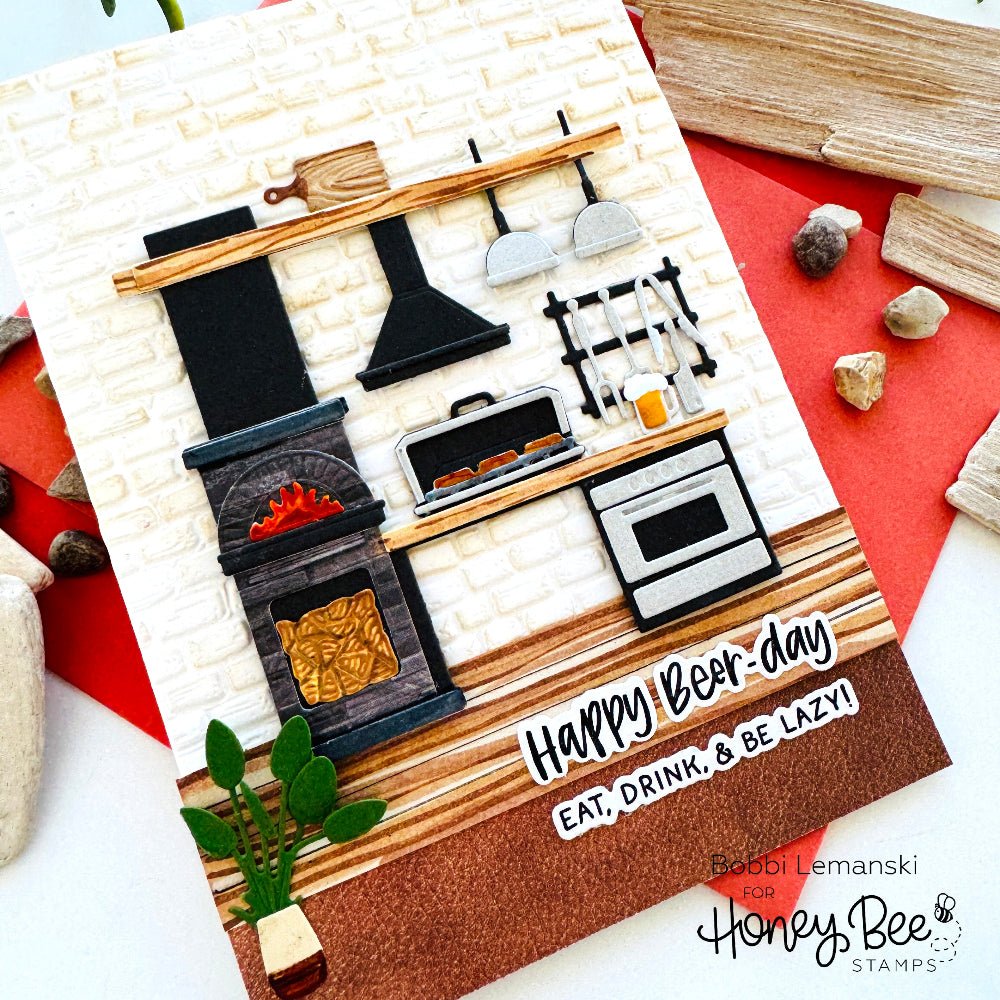 Lovely Layers: Outdoor Kitchen - Honey Cuts Stand - Alone Dies - Honey Bee Stamps