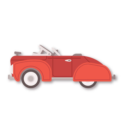 Lovely Layers: Pedal Car - Honey Cuts - Stand - Alone Dies - Honey Bee Stamps
