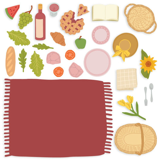 Lovely Layers: Perfect Picnic - Honey Cuts Stand-Alone Dies - Honey Bee Stamps