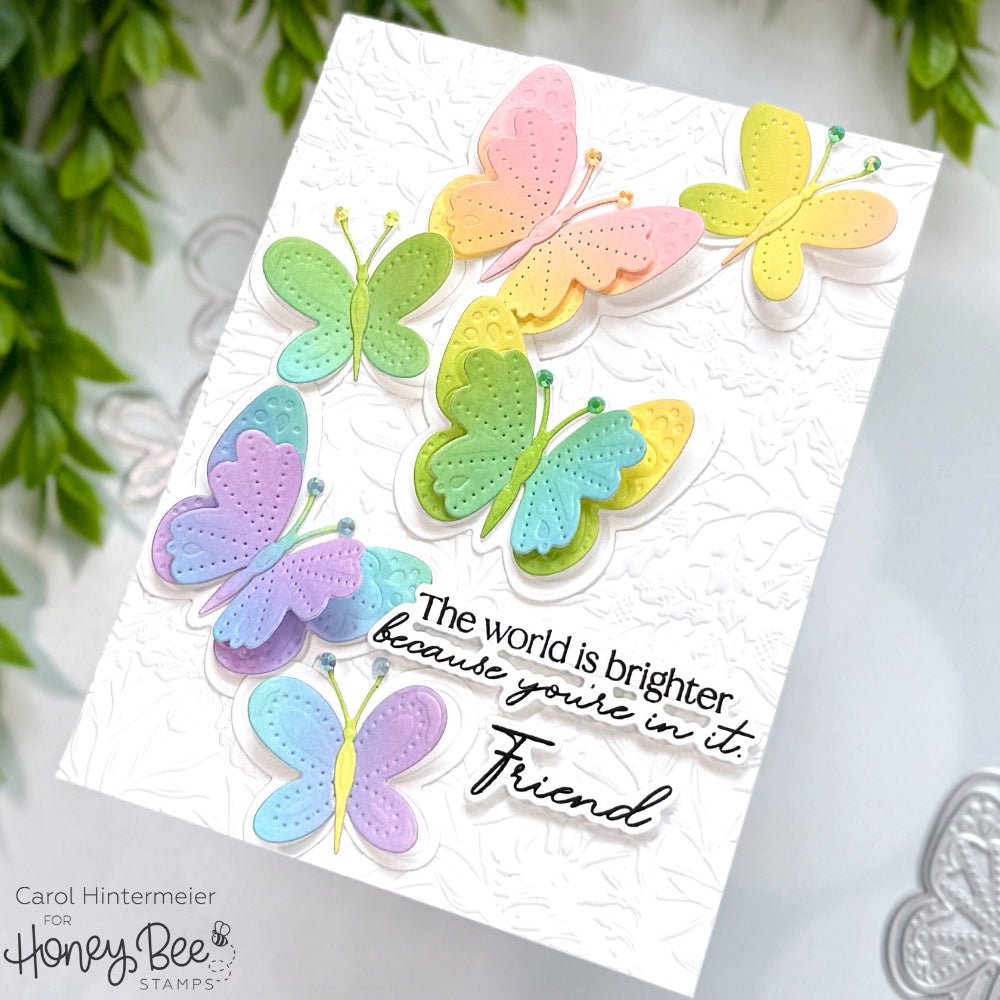 Lovely Layers: Petals & Wings - Honey Cuts Stand - Alone Dies - Honey Bee Stamps
