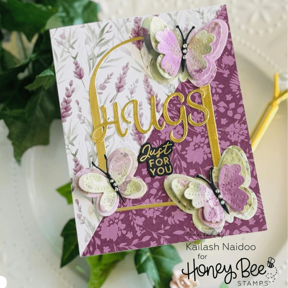 Lovely Layers: Petals & Wings - Honey Cuts Stand - Alone Dies - Honey Bee Stamps