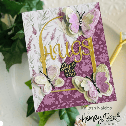 Lovely Layers: Petals & Wings - Honey Cuts Stand - Alone Dies - Honey Bee Stamps