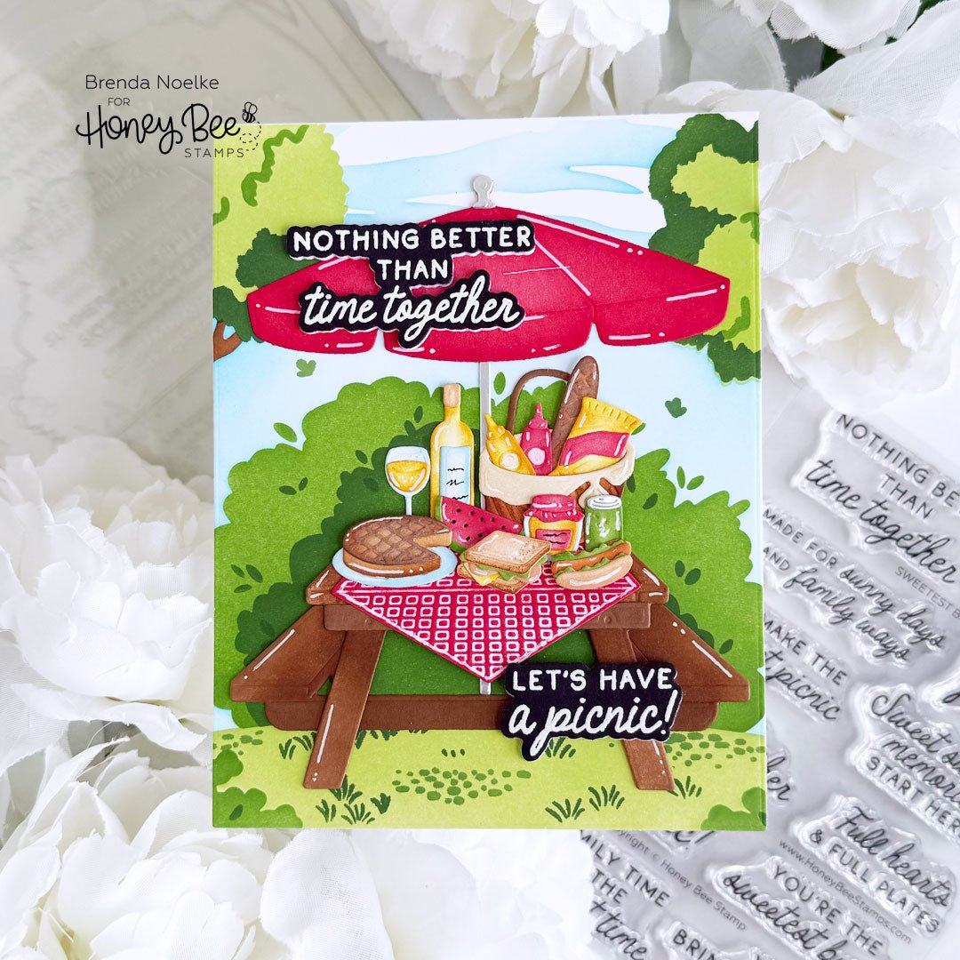 Lovely Layers: Picnic Table - Honey Cuts Stand-Alone Dies - Honey Bee Stamps