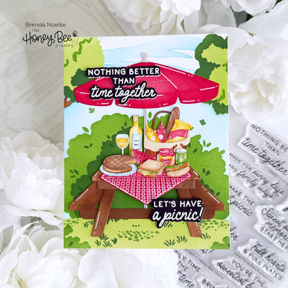 Lovely Layers: Picnic Table - Honey Cuts Stand-Alone Dies - Honey Bee Stamps