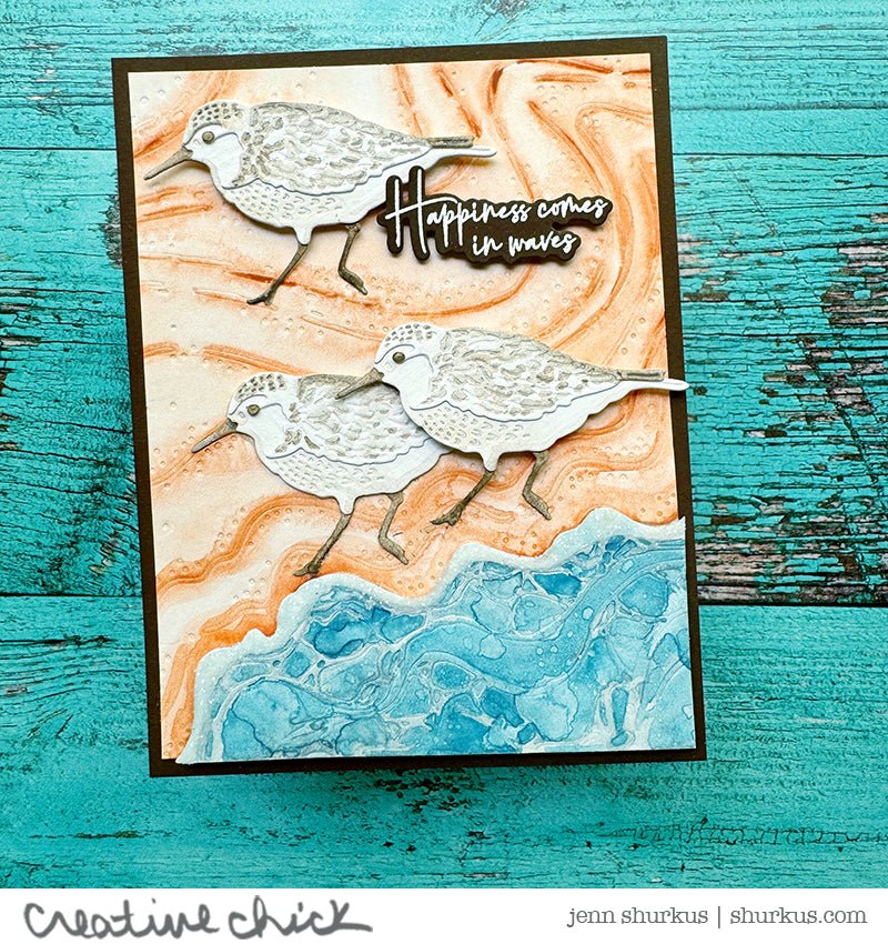Lovely Layers: Sandpiper - Honey Cuts - Stand - Alone Dies - Honey Bee Stamps