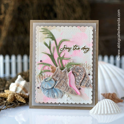 Lovely Layers: Seashore - Honey Cuts - Stand - Alone Dies - Honey Bee Stamps
