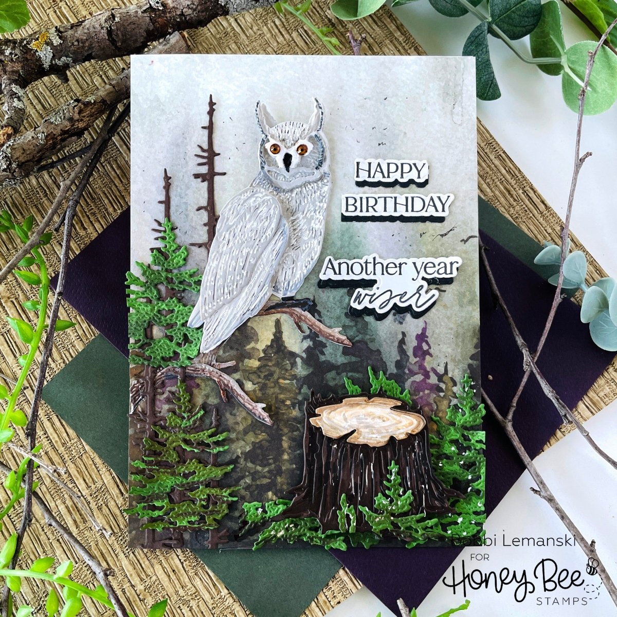 Lovely Layers: Slice & Stump - Honey Cuts - Stand - Alone Dies - Honey Bee Stamps