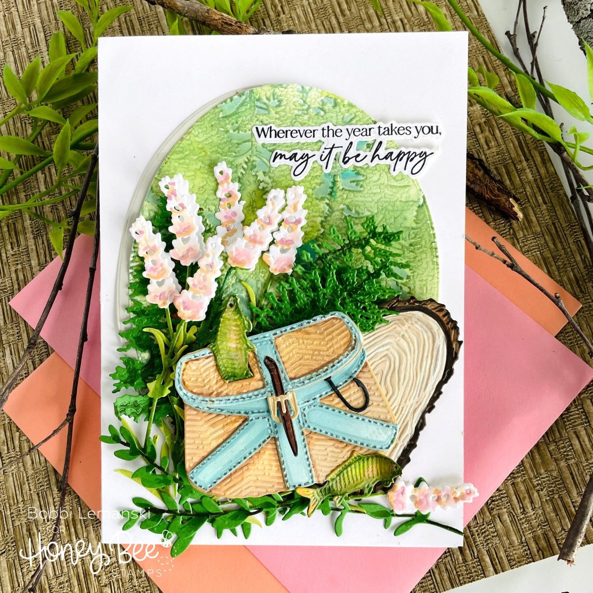 Lovely Layers: Slice & Stump - Honey Cuts - Stand - Alone Dies - Honey Bee Stamps
