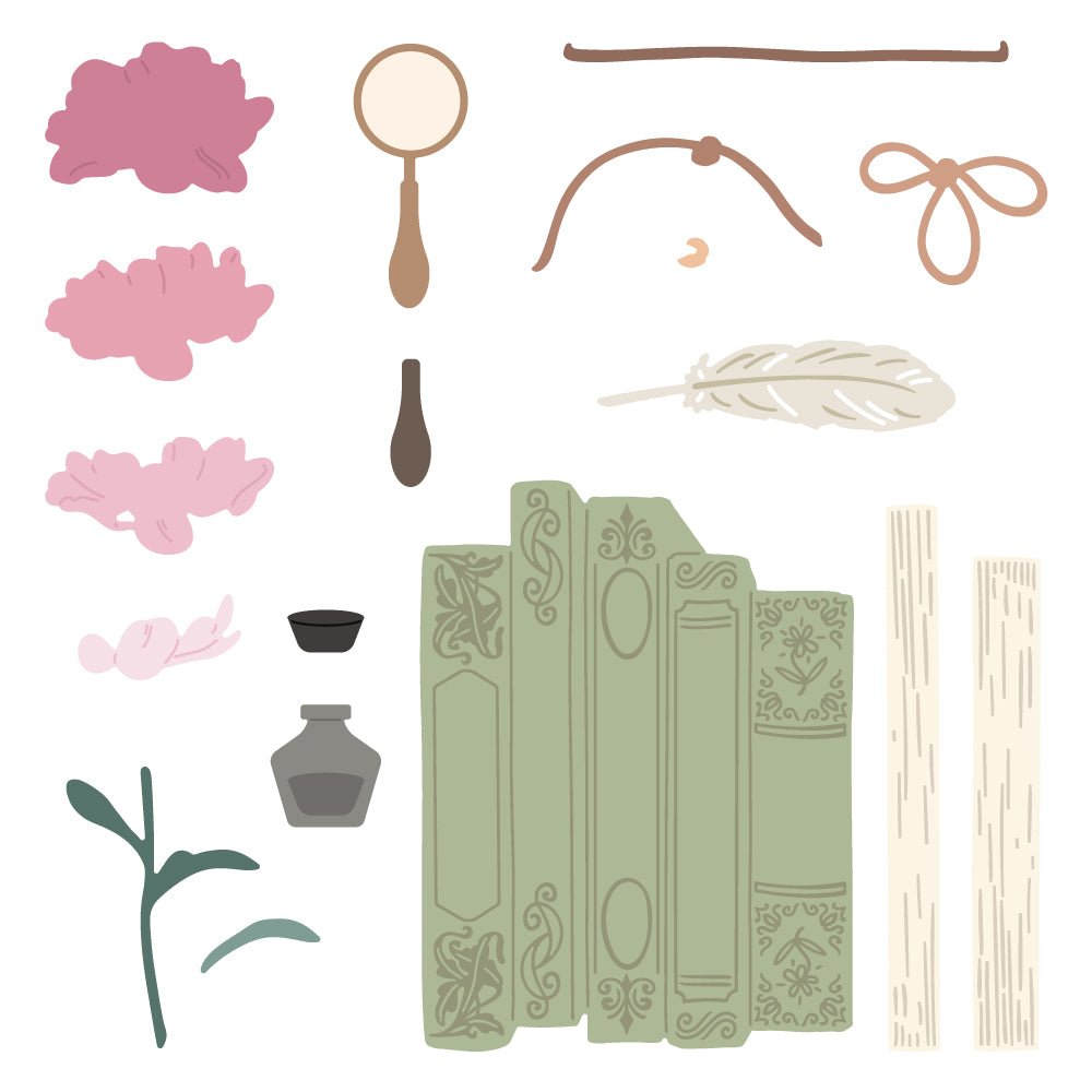 Lovely Layers: Stacked Stories - Honey Cuts Stand - Alone Dies - Honey Bee Stamps