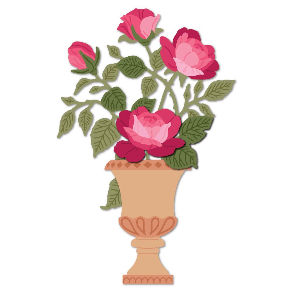 Lovely Layers: Sweetheart Roses - Honey Cuts - Stand - Alone Dies - Honey Bee Stamps