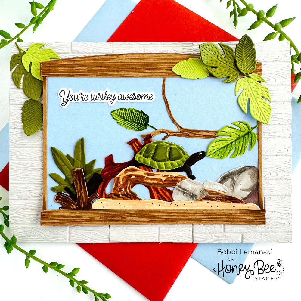 Lovely Layers: Tank Terrarium Add - On - Honey Cuts - Stand - Alone Dies - Honey Bee Stamps
