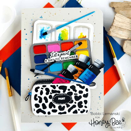 Lovely Layers: Tin Palette - Honey Cuts - Stand - Alone Dies - Honey Bee Stamps