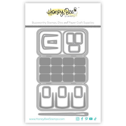 Lovely Layers: Tin Palette - Honey Cuts - Stand - Alone Dies - Honey Bee Stamps