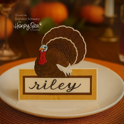 Lovely Layers: Turkey - Honey Cuts - Stand - Alone Dies - Honey Bee Stamps