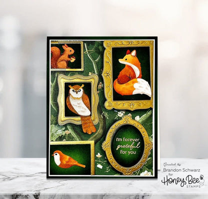 Lovely Layers: Window Fall Add - On - Honey Cuts - Stand - Alone Dies - Honey Bee Stamps