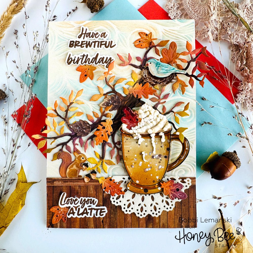 Lovely Layers: Window Fall Add - On - Honey Cuts - Stand - Alone Dies - Honey Bee Stamps