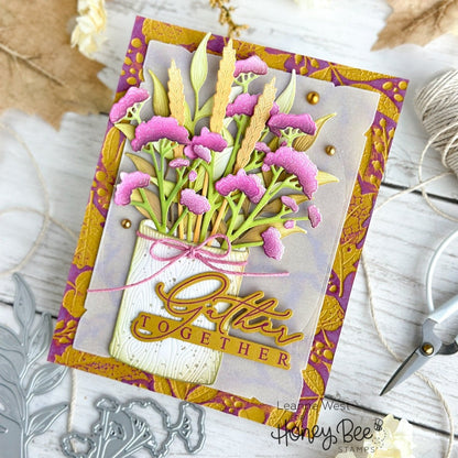 Lovely Layers: Wood Vase - Honey Cuts - Stand - Alone Dies - Honey Bee Stamps
