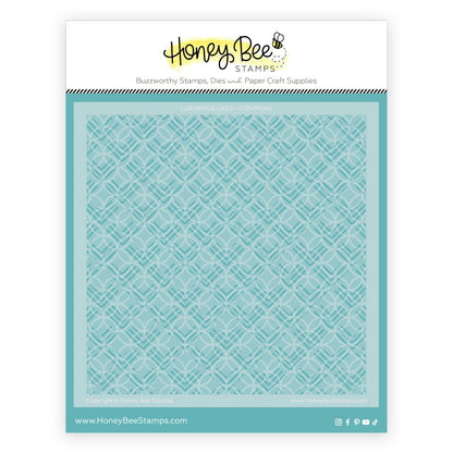 Luxurious Lines - 6"x6" Stencil Set of 2 Background Stencils - Honey Bee Stamps