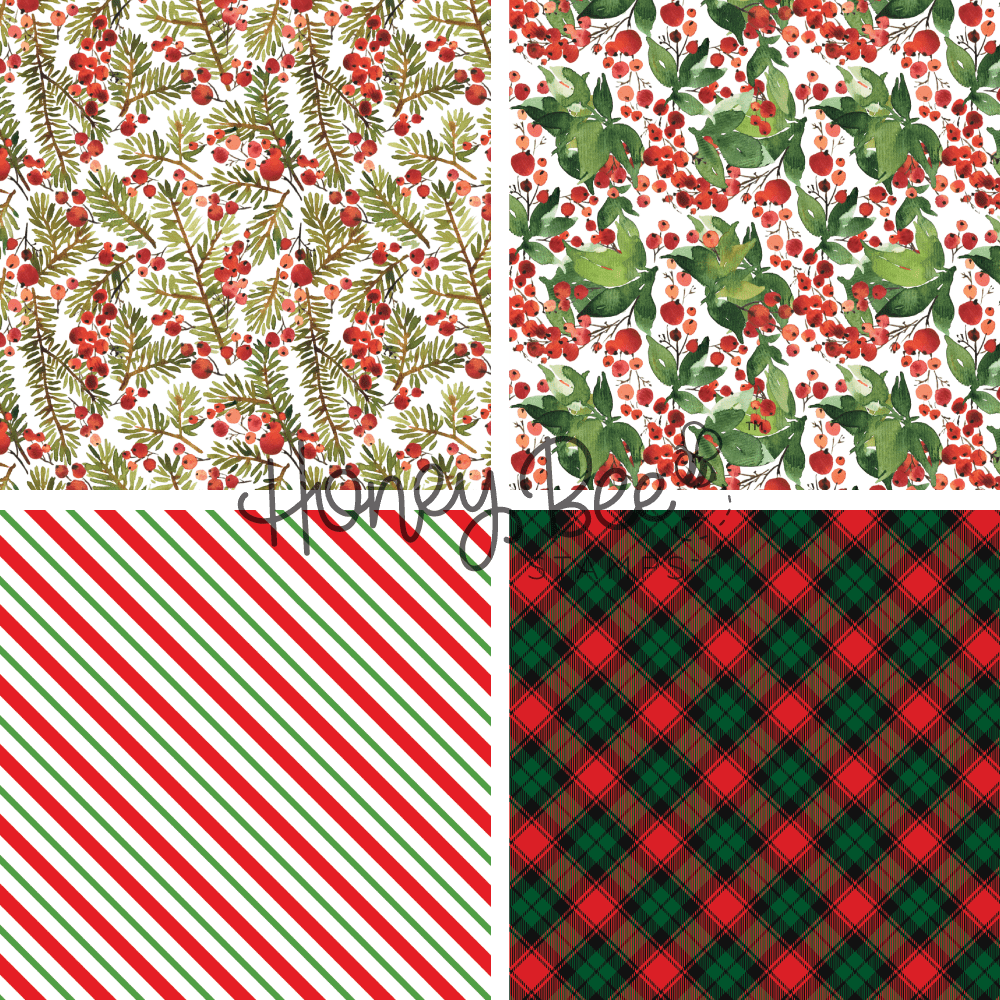 Make It Merry - 5.5"x8.5" - 24 Double-Sided Sheets - Includes Paper Organizer! - Honey Bee Stamps