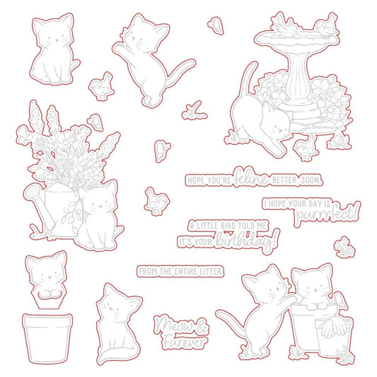 Meow & Furever - Honey Cuts - Coordinating Dies - Honey Bee Stamps