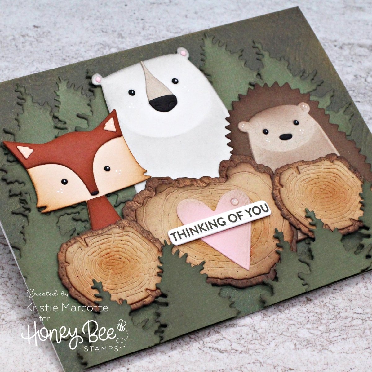 Mini Messages - 6x6 Photopolymer Stamp Set - Honey Bee Stamps