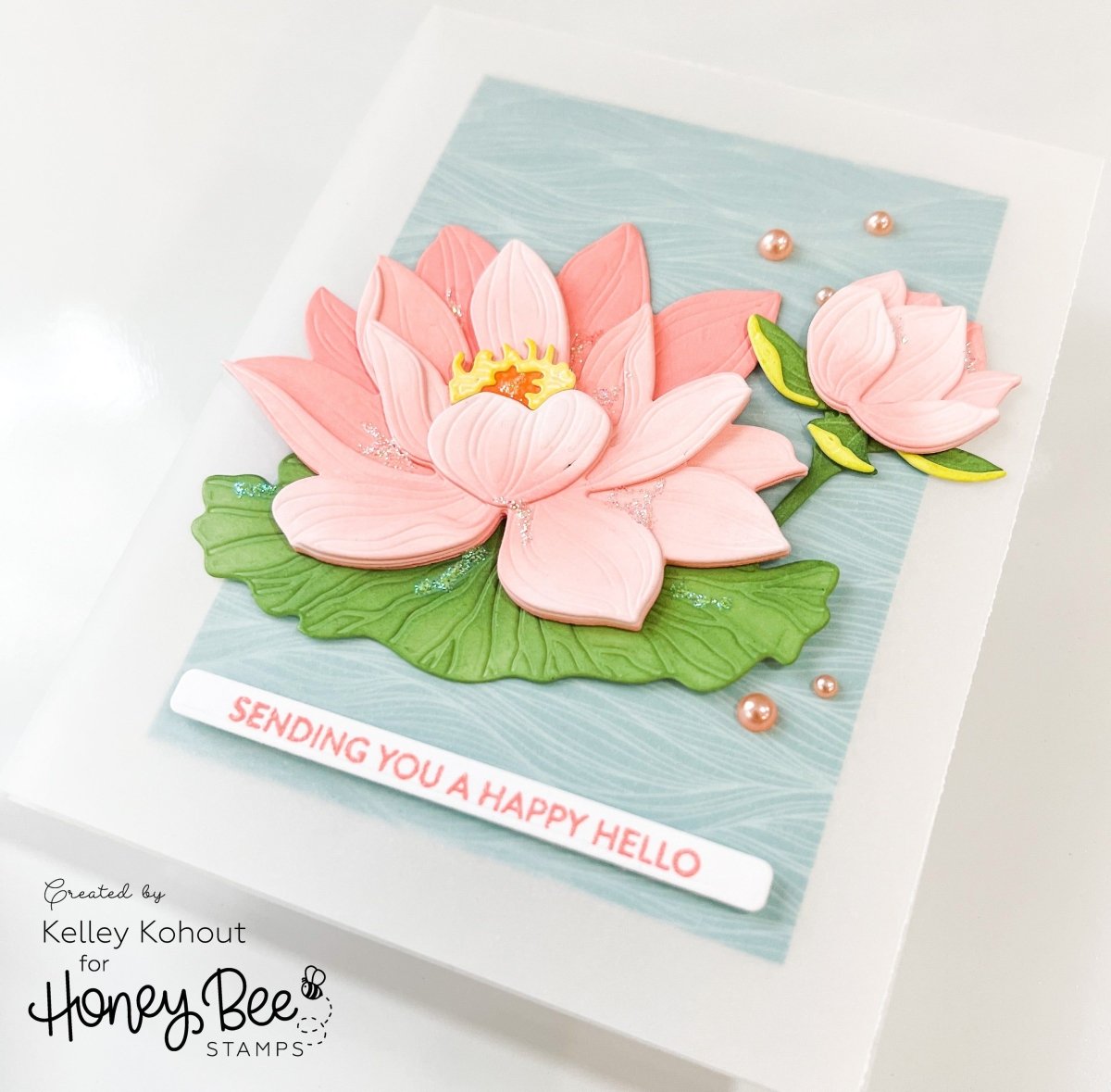 Mini Messages - 6x6 Photopolymer Stamp Set - Honey Bee Stamps