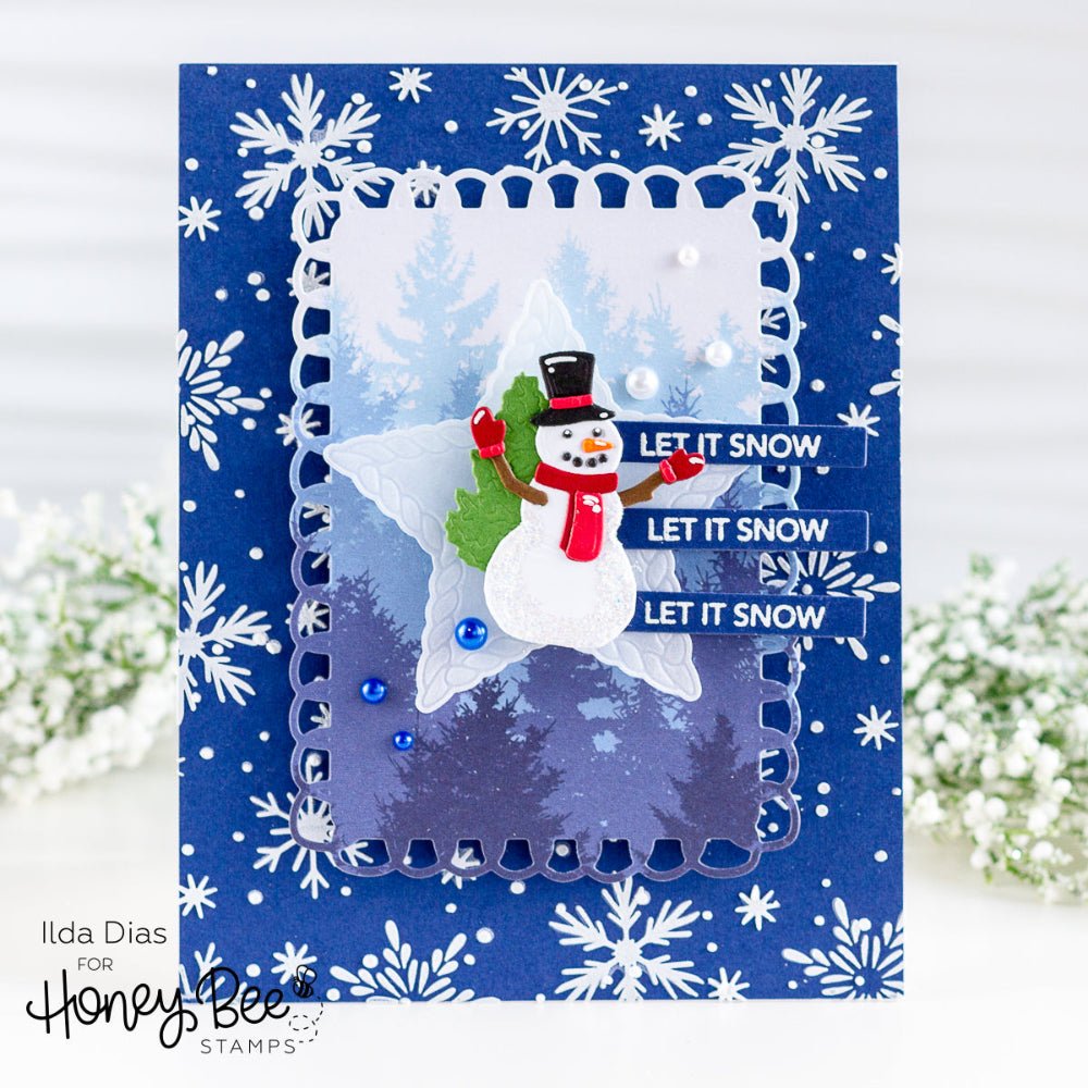 Mini Messages: Holiday - 4x5 Photopolymer Stamp Set - Honey Bee Stamps