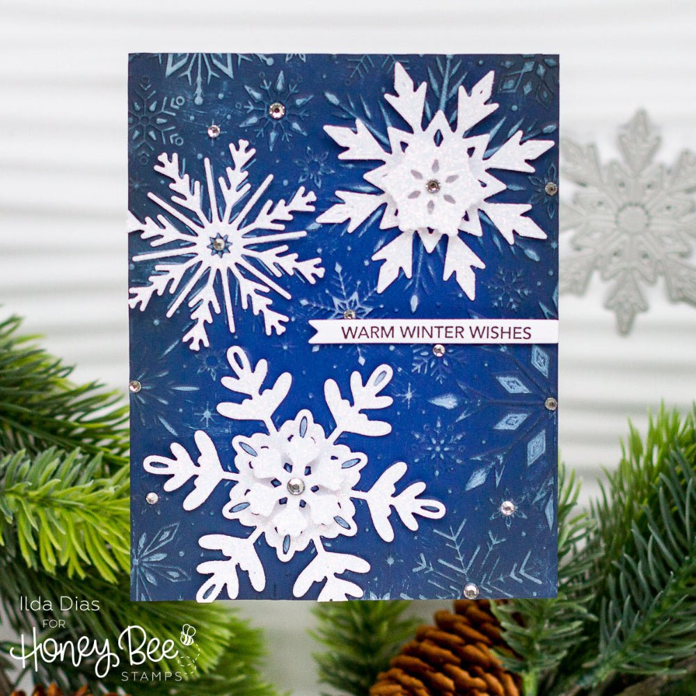 Mini Messages: Holiday - 4x5 Photopolymer Stamp Set - Honey Bee Stamps