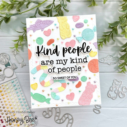 Mini Messages: Sweets - 3x4 Photopolymer Stamp Set - Honey Bee Stamps