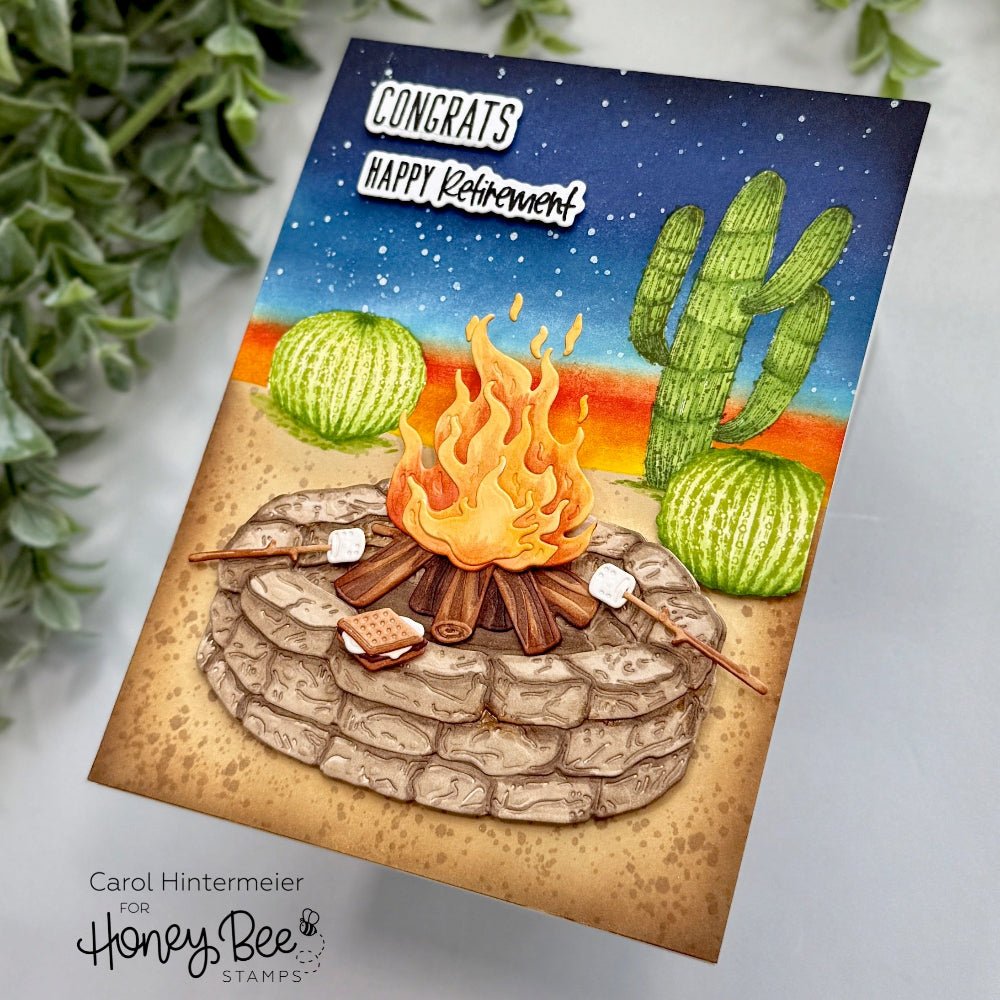 Nailed It - 4x6 Photopolymer Stamp Set - Honey Bee Stamps
