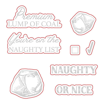 Naughty List Vintage Gift Card Box Add - On - Honey Cuts - Coordinating Dies - Retiring - Honey Bee Stamps